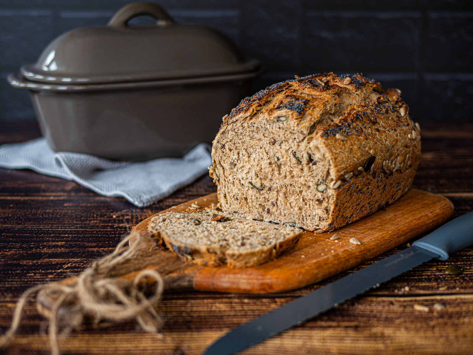 Saftiges Körnerbrot